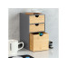 Kesper Organizer Holz Bambus Grau Braun 14 x 16 x 27 cm