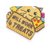 CRAFT Buddy Will Work 4 Treats Crystal Art Bastelset mehrfarbig