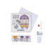 CRAFT Buddy Crystal Art Card Happy Birthday Candy 18 x 18 cm