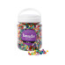 Creativ Company Pony-Perlen, D 6 mm Rund, Kunststoff, Sortierte Farben, 6 mm