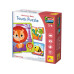 Lisciani Touch Puzzle Montessori, Baby, 6 Motive à 4 Teile