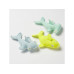 Sunnylife Salty the Shark Dive Buddies Aqua Set of 3 Neongelb