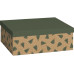 Stewo Geschenkbox | 24×12×33 cm, 120 g/m², dunkelgrün/braun Stewo Geschenkbox | 24×12×33 cm, 120 g/m², dunkelgrün/braun
