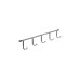 HETTICH Hakenleiste 350 x 52 x 35 mm verchromt