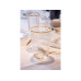 Hermia Splendid 395 400 ml, 4 Stück, Transparent/Gold
