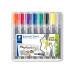 Staedtler Lumocolor 356 Etui, Keil- und Rundspitze, 8 Farben Staedtler Lumocolor 356 Etui, Keil- und Rundspitze, 8 Farben