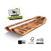 GIBBON Gibbon Slackboard Set Roots Rocker Trave l Set Buche Braun