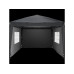 Tristar Pavillon mit abnehmbaren Seitenwänden 3 x 4 m, Anthrazit