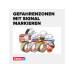 tesa Markierungsklebeband 50 mm x 66 m, Rot/Weiss