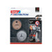 tesa POWERBUTTON Chrom
