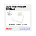 tesa Toilettenpapierhalter Moon Weiss