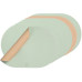 Björn Wendbares Tischset «oval» 30 cm x 44.5 cm, Grün/Rosa Björn Wendbares Tischset «oval» 30 cm x 44.5 cm, Grün/Rosa