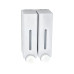 diaqua® Wandseifenspender Novion weiss 2er Set 450 ml, Weiss diaqua® Wandseifenspender Novion weiss 2er Set 450 ml, Weiss