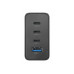 Cellular Line Nano 100 Watt, 4 Ports, GaN, Schwarz