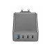 Cellular Line Nano 100 Watt, 4 Ports, GaN, Schwarz