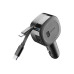 Cellular Line Car Charger einziehbares USB-C Kabel, 60 W, Schwarz Cellular Line Car Charger einziehbares USB-C Kabel, 60 W, Schwarz