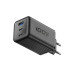 Cellular Line Netzteil GaN+, 100 W, 3 Anschlüsse, Schwarz