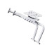 Oplite R8 Gear Shift Handbrake Holder Stahl Weiss