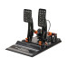 Asetek Racing Invicta Accelerator and Brake Pedal Aluminium Schwarz Orange