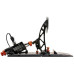 Asetek Racing Invicta Accelerator and Brake Pedal Aluminium Schwarz Orange
