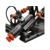 Asetek Racing Invicta Accelerator and Brake Pedal Aluminium Schwarz Orange