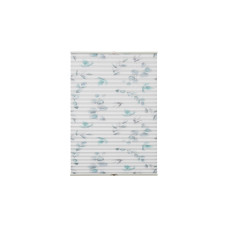 Gardinia Plissée Flowers & Plants Zweig 70 x 130 cm, Weiss Gardinia Plissée Flowers & Plants Zweig 70 x 130 cm, Weiss