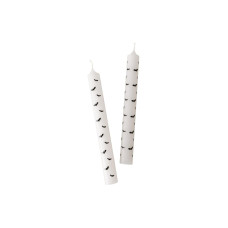 Boltze Kerzen Weiss mit Fledermäusen 2er Set Boltze Kerzen Weiss mit Fledermäusen 2er Set