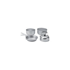 Easy Camp Geschirr-Set Adventure Cook Set M Kochset Silber 14 x 22 cm Easy Camp Geschirr-Set Adventure Cook Set M Kochset Silber 14 x 22 cm