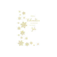ABC Weihnachtskarte Frohe Weihnachten B6