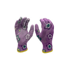 FTM Gartenhandschuh Polyester, 8/M, Mehrfarbig, 12 Stück