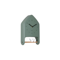 KARLSSON Wanduhr Love Birds 20 x 32 cm, Dschungel grün KARLSSON Wanduhr Love Birds 20 x 32 cm, Dschungel grün