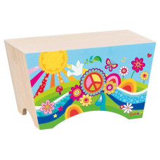 Goki Musikinstrument Cajon Blumenwiese 30 x 15.5 x 17 cm Goki Musikinstrument Cajon Blumenwiese 30 x 15.5 x 17 cm