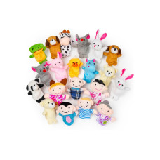 Twiddlers Fingerpuppen 20er-Set Polyester Mehrfarbig Twiddlers Fingerpuppen 20er-Set Polyester Mehrfarbig