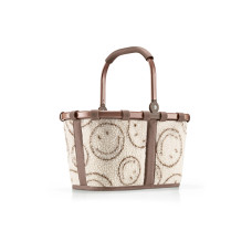 Reisenthel Einkaufskorb Carrybag XS Smiley Teddy Chocolate Reisenthel Einkaufskorb Carrybag XS Smiley Teddy Chocolate