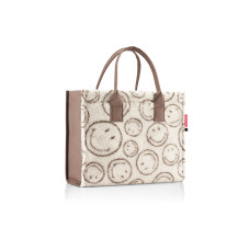 Reisenthel Tasche Daily Shopper Smiley Teddy Chocolate Reisenthel Tasche Daily Shopper Smiley Teddy Chocolate