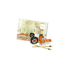 BRIXIES Bausteinmodell Sushi aus 99 Bausteinen BRIXIES Bausteinmodell Sushi aus 99 Bausteinen