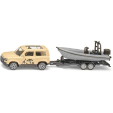 Siku Land Rover Defender Safari mit Boot Siku Land Rover Defender Safari mit Boot