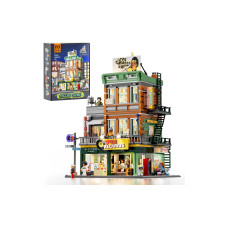 Lumibricks Plattenladen im Hip-Hop-Stil mit LED-Lichtern Lumibricks Plattenladen im Hip-Hop-Stil mit LED-Lichtern