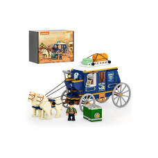 Lumibricks Schatzpostkutsche Kunststoffbausatz mit Lichteffekten Lumibricks Schatzpostkutsche Kunststoffbausatz mit Lichteffekten