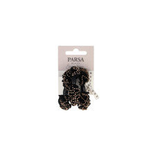 Parsa Beauty Haargummi, schwarz/gold 3 Stück Parsa Beauty Haargummi, schwarz/gold 3 Stück