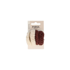 Parsa Beauty Haargummi weicher Stoff Creme Braun Parsa Beauty Haargummi weicher Stoff Creme Braun