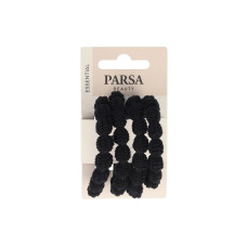 Parsa Beauty Haargummi mit Bubble-Details Schwarz 4 Stück Parsa Beauty Haargummi mit Bubble-Details Schwarz 4 Stück