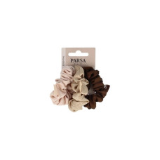 Parsa Beauty Scrunchie 3er-Set Pastelltöne Beige Braun Parsa Beauty Scrunchie 3er-Set Pastelltöne Beige Braun