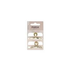 Parsa Beauty Haarklammer Set Gold Strass Parsa Beauty Haarklammer Set Gold Strass