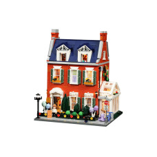 Lumibricks Redbrick Row House mit LED-Beleuchtung Lumibricks Redbrick Row House mit LED-Beleuchtung
