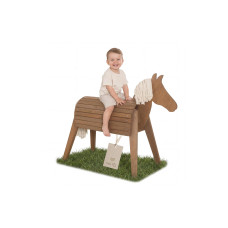 roba Spielpferd Outdoor Massivholz Teak 105 x 50 x 128 cm roba Spielpferd Outdoor Massivholz Teak 105 x 50 x 128 cm