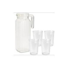 Nize Karaffe mit Gläser, 5-teilig, 1.1 L Nize Karaffe mit Gläser, 5-teilig, 1.1 L