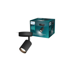 Philips Philips Wyatt Aufbauspot 1er ohne Leuchtmittel GU10, schwarz