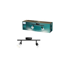 Philips Philips Horen Aufbauspot 2 x 5W ohne Leuchtmittel Schwarz