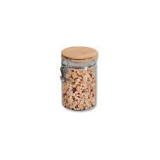 Kesper Vorratsglas mit Bügelverschluss 900 ml Glas Holz Kesper Vorratsglas mit Bügelverschluss 900 ml Glas Holz
